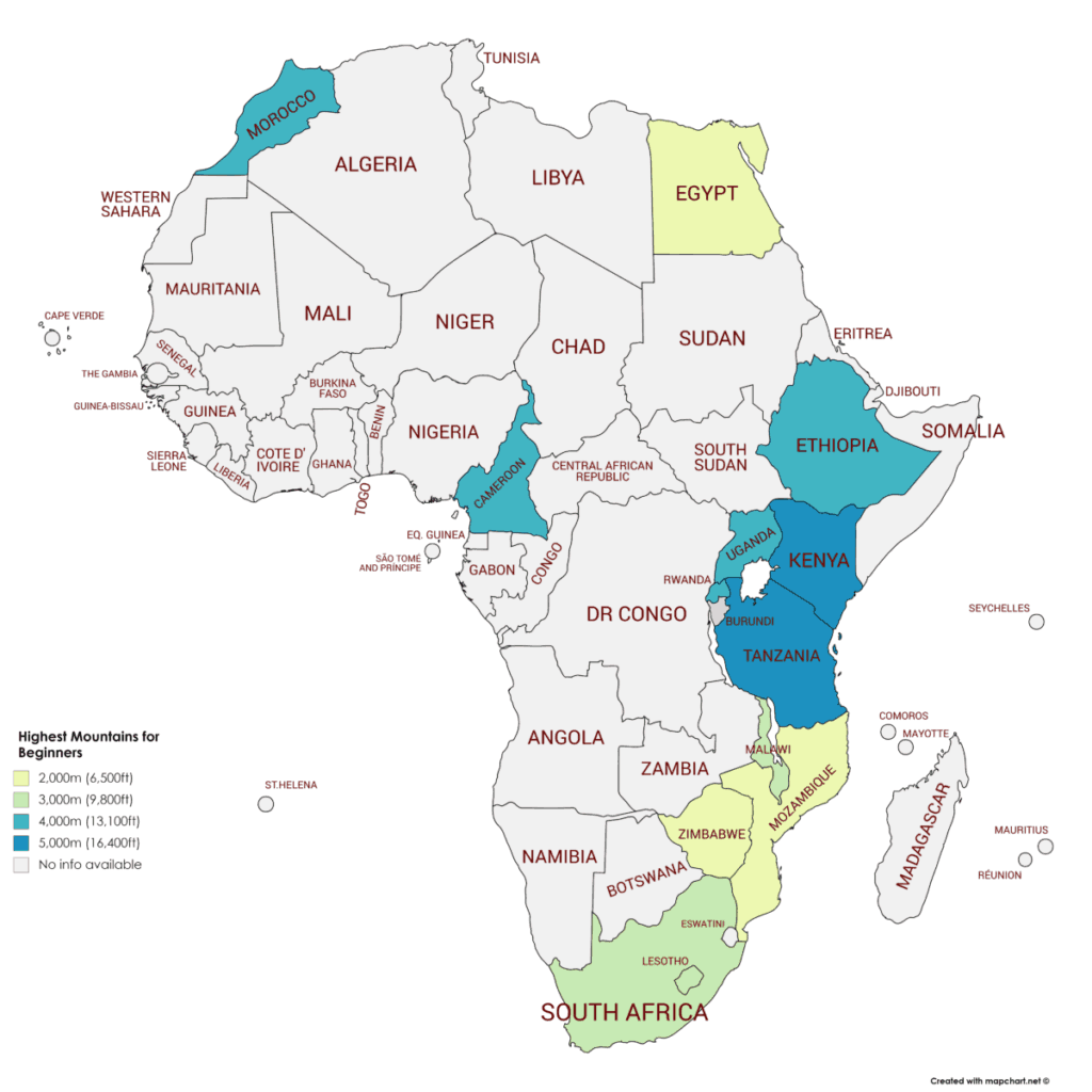 030 Map Africa Best Highest Mountains For Beginners 1024x1024 