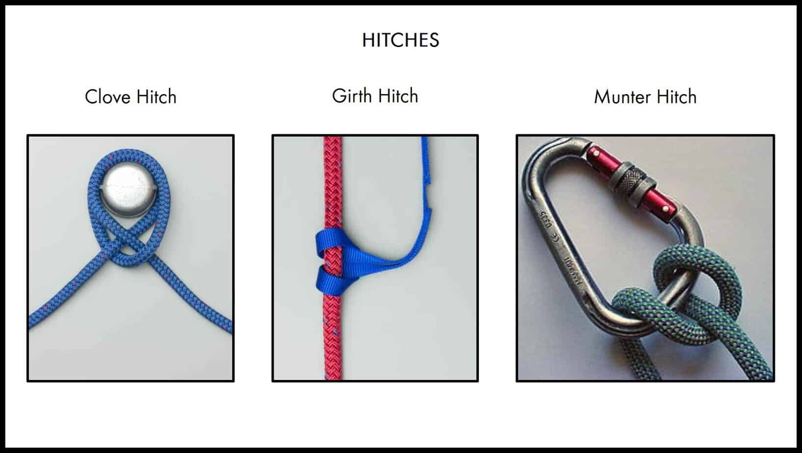 Climbing Knots Pros And Cons 10 Beginner Knots • Climb Tall Peaks