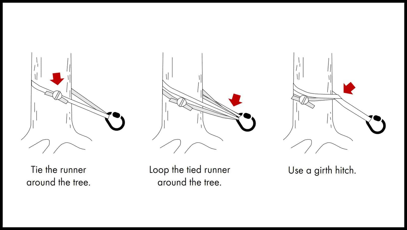 How To Rappel From A Tree Illustrated Guide • Climb Tall Peaks